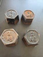 Altes Gewicht aus Gusseisen 4x2kg