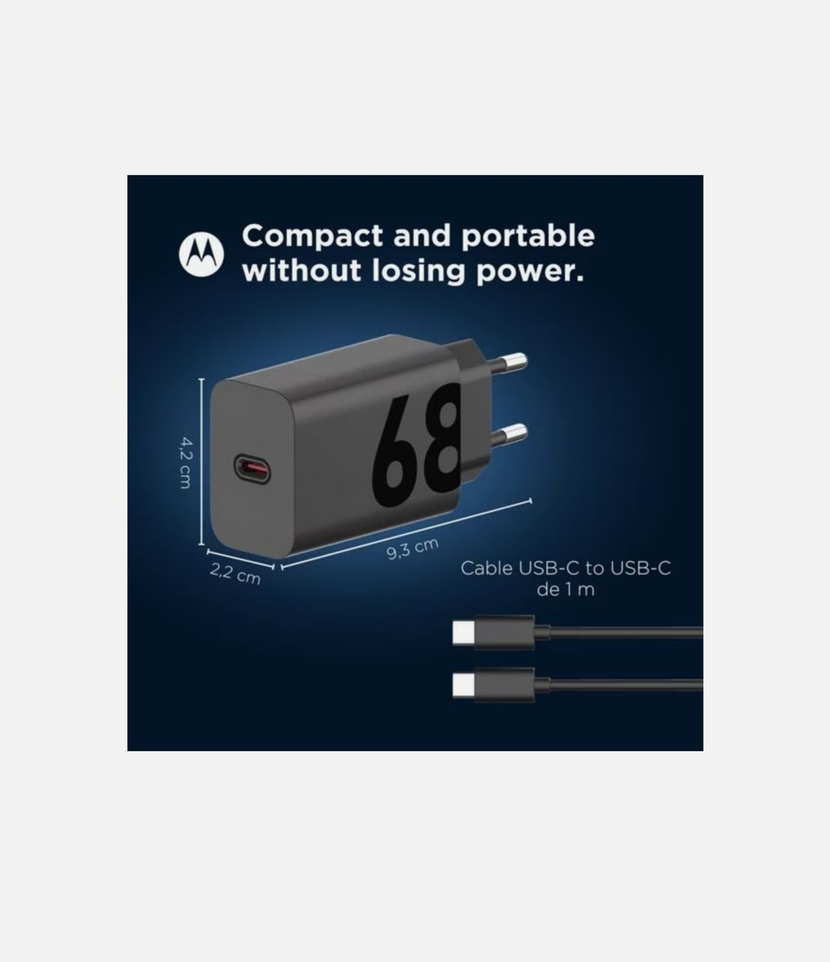 Motorola Caricabatterie: Motorola TurboPower 68 – Nuovo e nell'imballaggio originale da Winterthur venduto da Pcline1 2