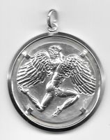 HANS ERNI SILBER MEDAILLE ALS ANHÄNGER 1972