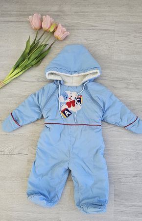 Baby Winter Overall von Mothercare, Grösse 9-12 Monate