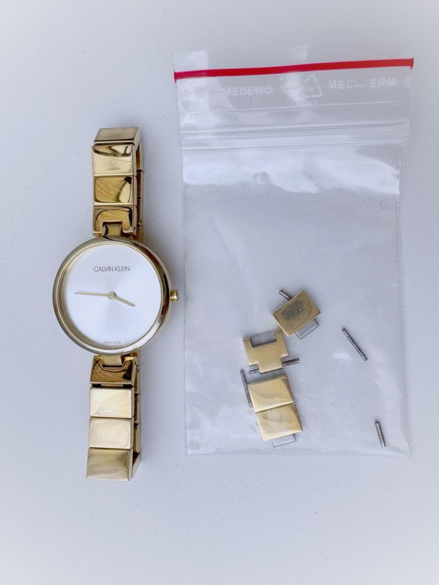 Calvin Klein Orologi: Calvin Klein goldfarbene Uhr – Usato da Brugg AG venduto da Gucci59 3