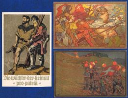 6 Bundesfeier Karten 1910 - 1913