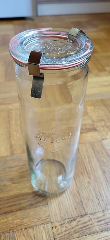 Weck Behälter & Ähnliches: Weck Glas hoch und schmal – Gebraucht aus Duggingen von lot-of-fun 1
