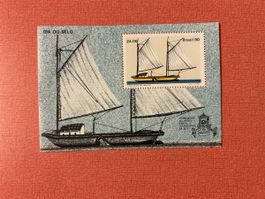 Briefmarkenblock Brasilien 1980 Dia do Selo ungebraucht