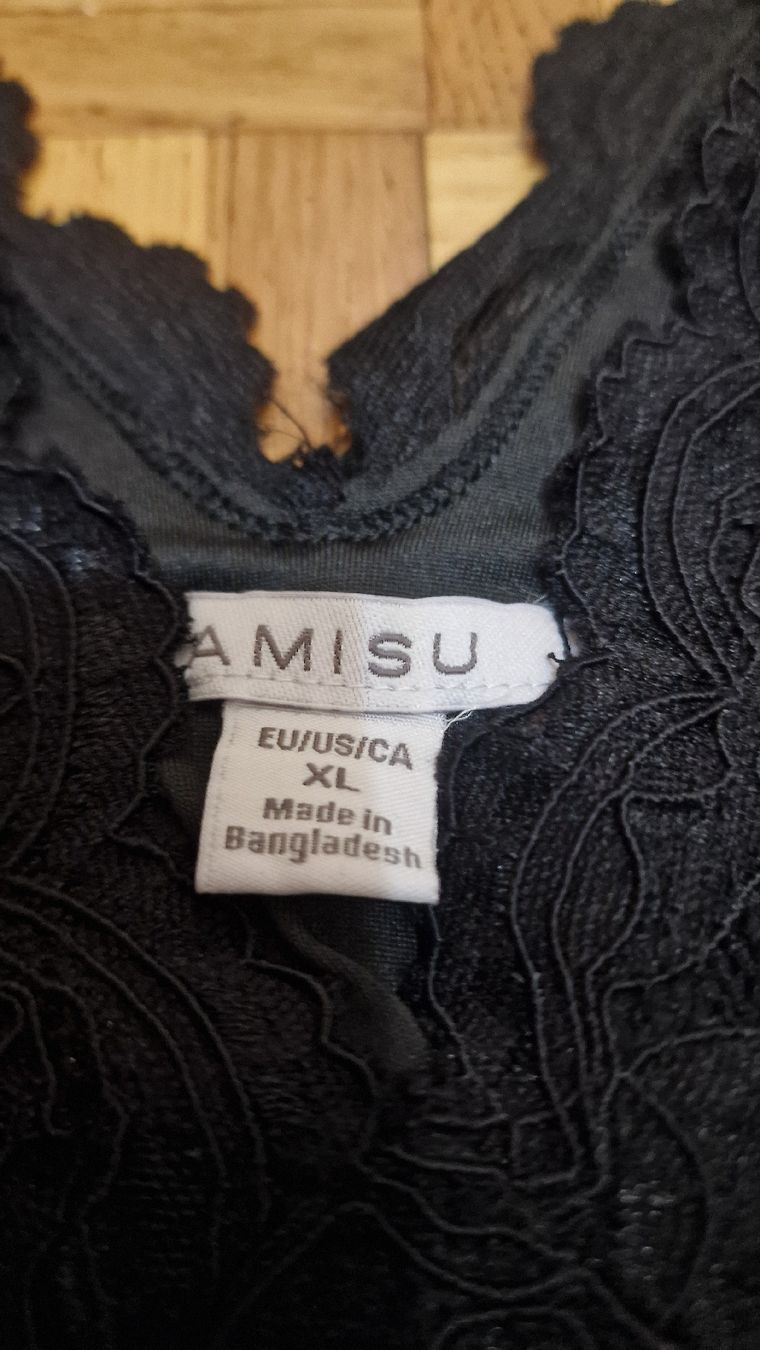 Tops: Spitzen Top schwarz Grösse XL  – Neu (gemäss Beschreibung) aus Binningen von nescafe29 2