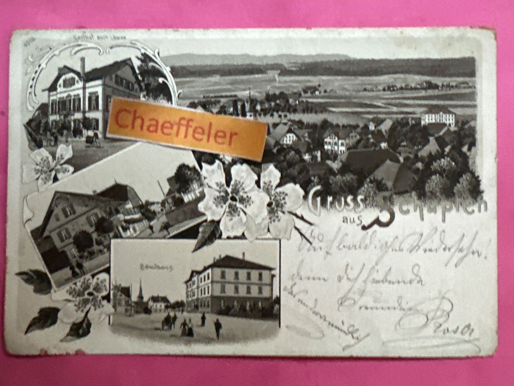 Cartes postales: 1901 Gruss aus Schüpfen – D'occasion à Zürich par Chaeffeler