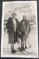 Karte vom Eisfest in Arosa 1928