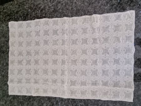 Tischdecke, Mitteldecke bestickt