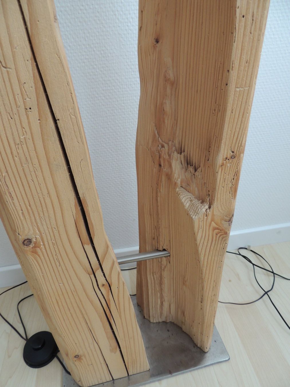 Lampade: Altholz Balken Lampe – Usato da Rickenbach b. Wil venduto da heinz5 2