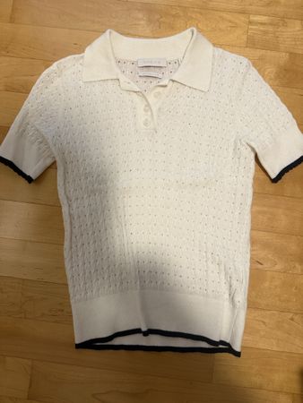Rich&Royal Strickpolo, XS, Elfenbein - Top Zustand!