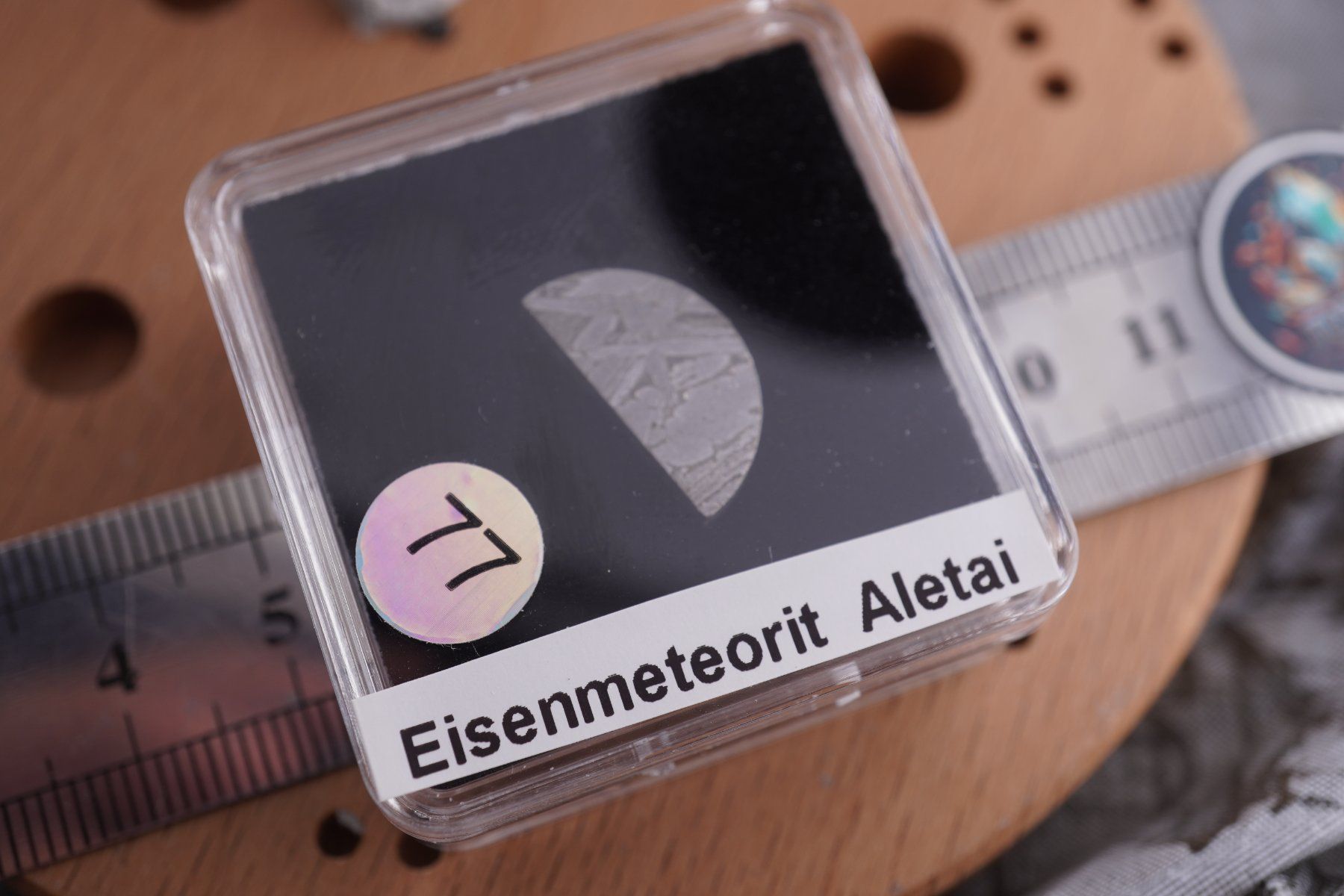 Minerali & Pietre curative: Eisenmeteorit Scheibe   Aletai    Ab 1.- – Nuovo e nell'imballaggio originale da Eschenbach SG venduto da topstone 4