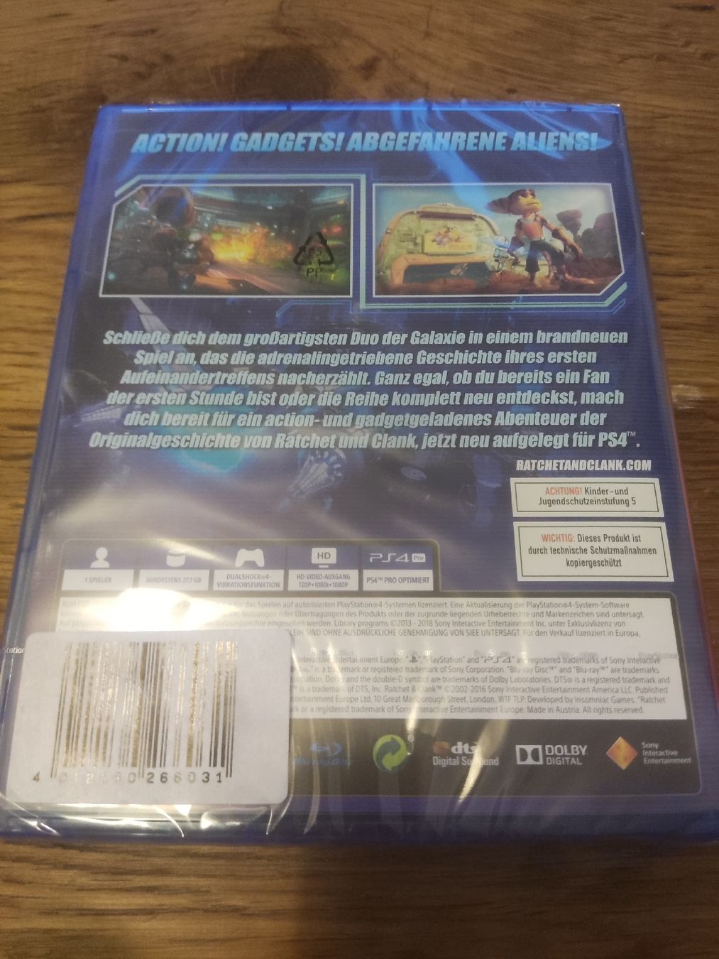 Sony Giochi: Ratchet & Clank - PS4 - NEU und Originalverpackt – Nuovo e nell'imballaggio originale da Oberembrach venduto da giu_7ksd 1