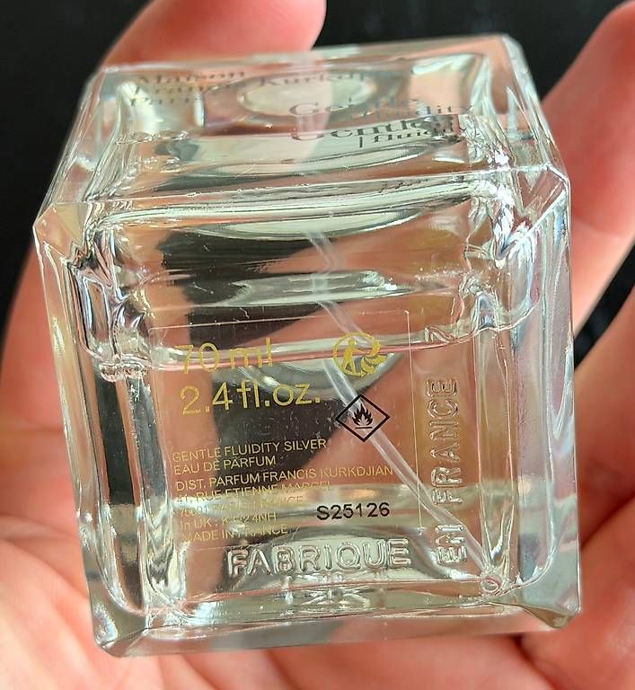 Kurkdjian Parfum & Eau de Toilette: MFK Gentle Fluidity Silver Parfum 70ml – Gebraucht aus Zürich von man_l6fn 3