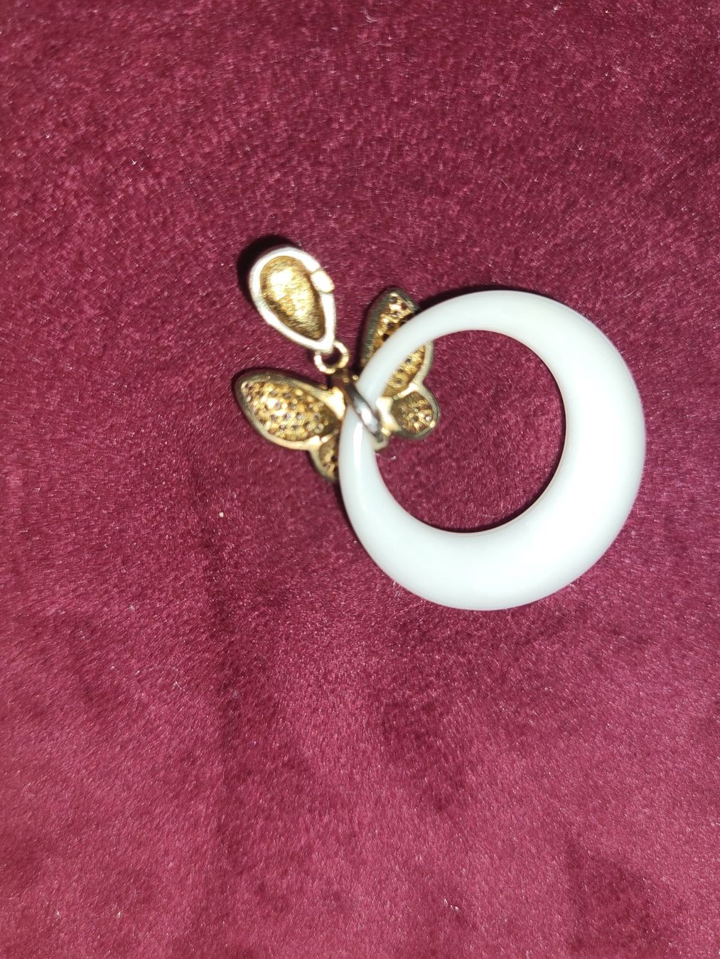 Ciondoli: Gold plated pendant from 925Silver+Ceramics – Usato da Aarau venduto da eli_bq7m 1