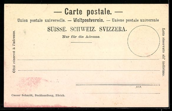 Cartoline postali: Litho Thalweil, Gesamtansicht, Maiglöck – Usato da Berlin venduto da bartko-reher 1