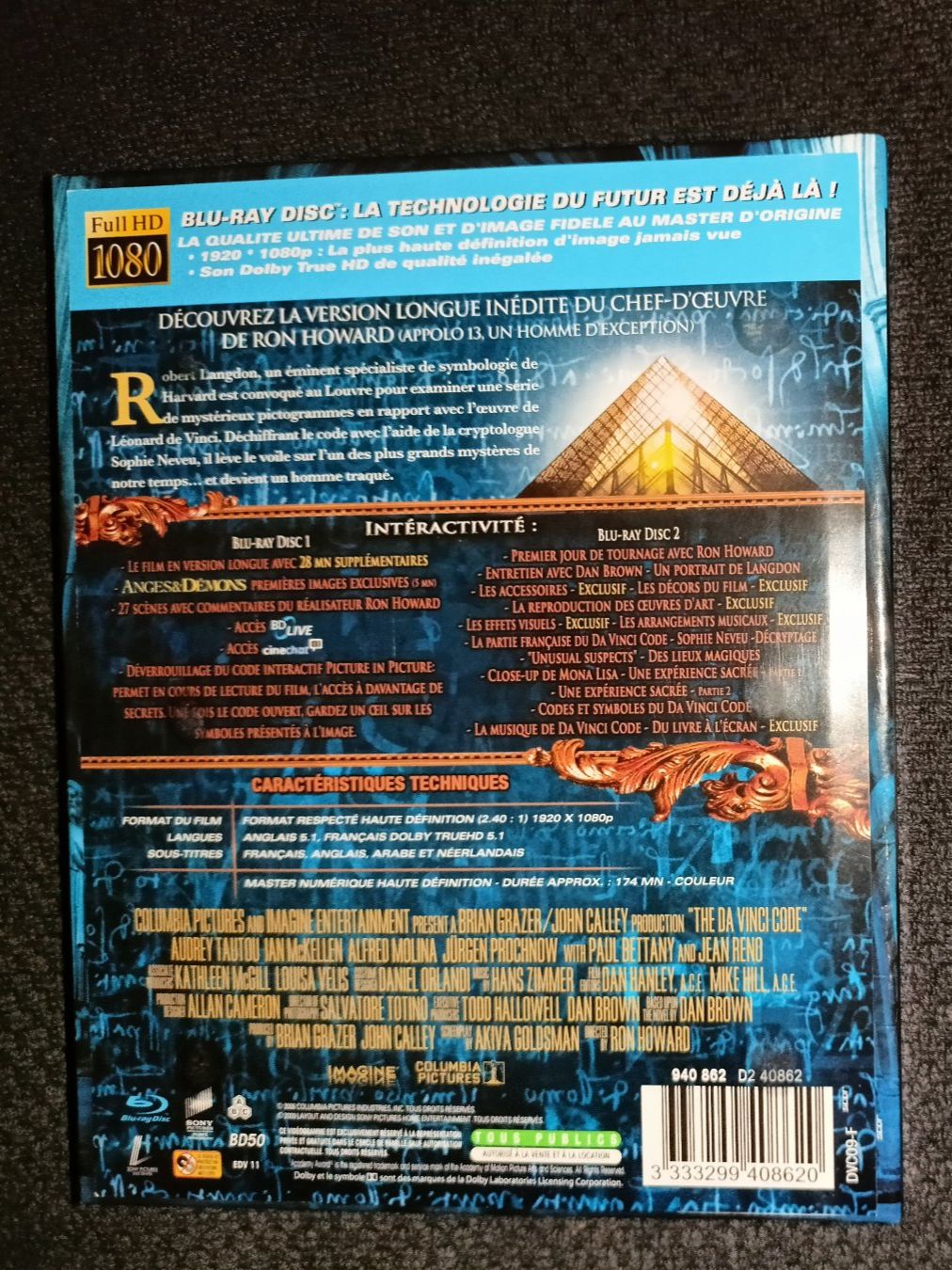 Tutti i DVDs: Da Vinci Code Blu-ray - Mediabook – Usato da Grand-Lancy venduto da mar_2vbf 1