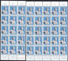 259w-261w postfr. Bogenteile, SBK 220.-