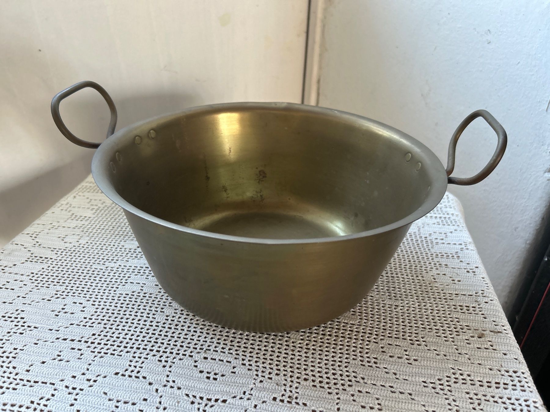 Pentole: Grosse Messingschale/Topf, Vintage, Deko, Herbstzeit! – Usato da Villnachern venduto da RicardoMary 2