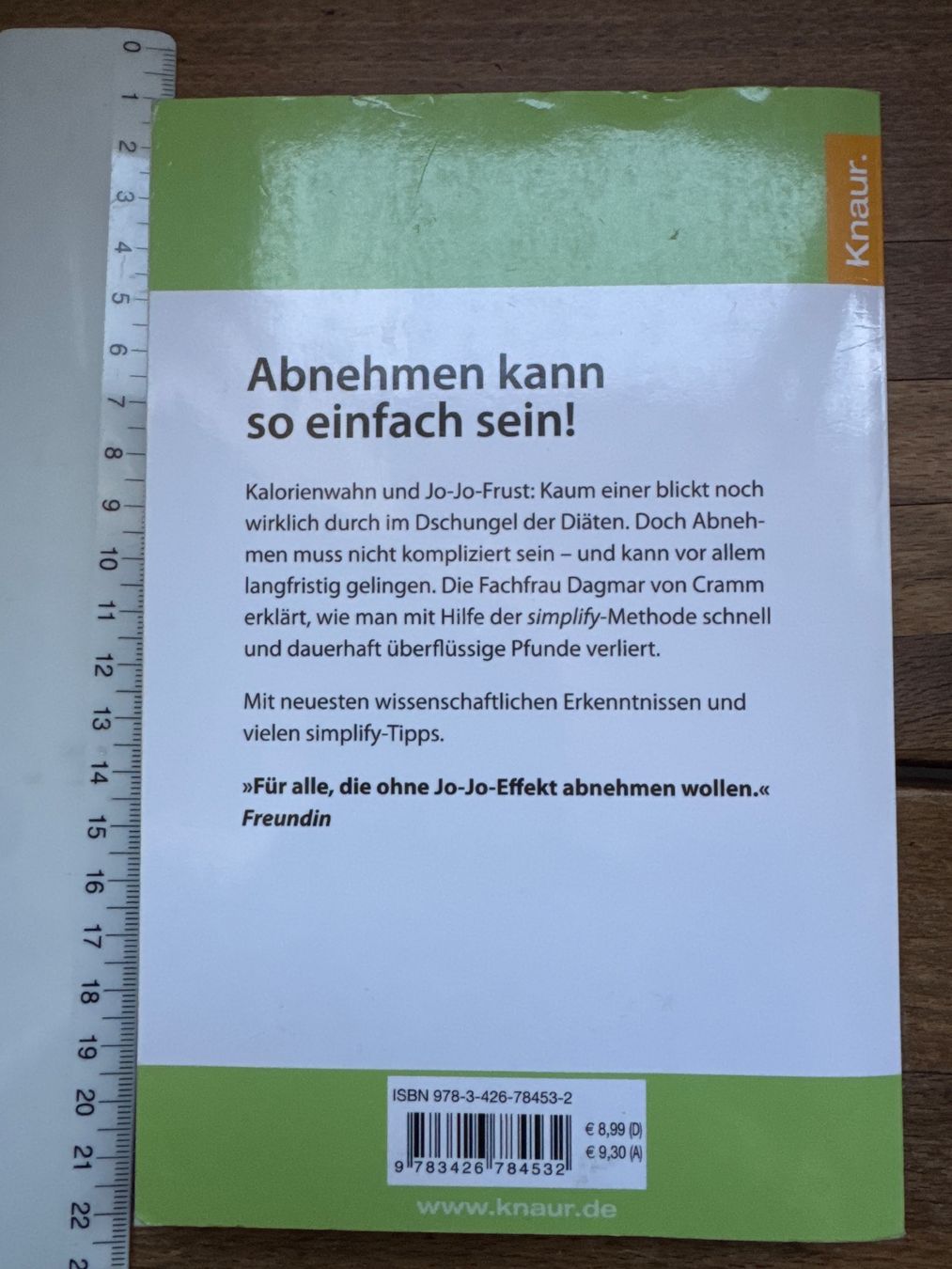 Bücher: BUCH Simplify Diät - Dagmar von Cramm – Gebraucht aus Genève von k1164 1