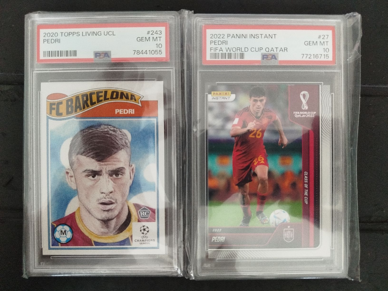 Topps Carte collezionabili: Panini+Topps Pedri PSA10 – Nuovo e nell'imballaggio originale da Wettingen venduto da mirna04
