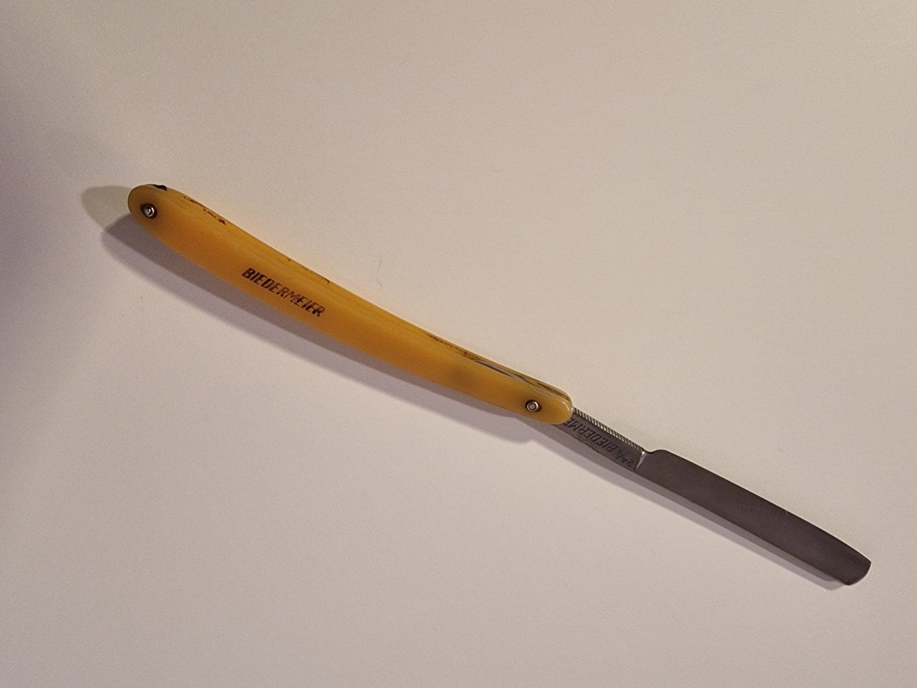 Rasoi & Lamette da barba: Antike Biedermeier Rasiermesser, H. Eicker & Söhne. Top! – Usato da Langenthal venduto da adler580 3