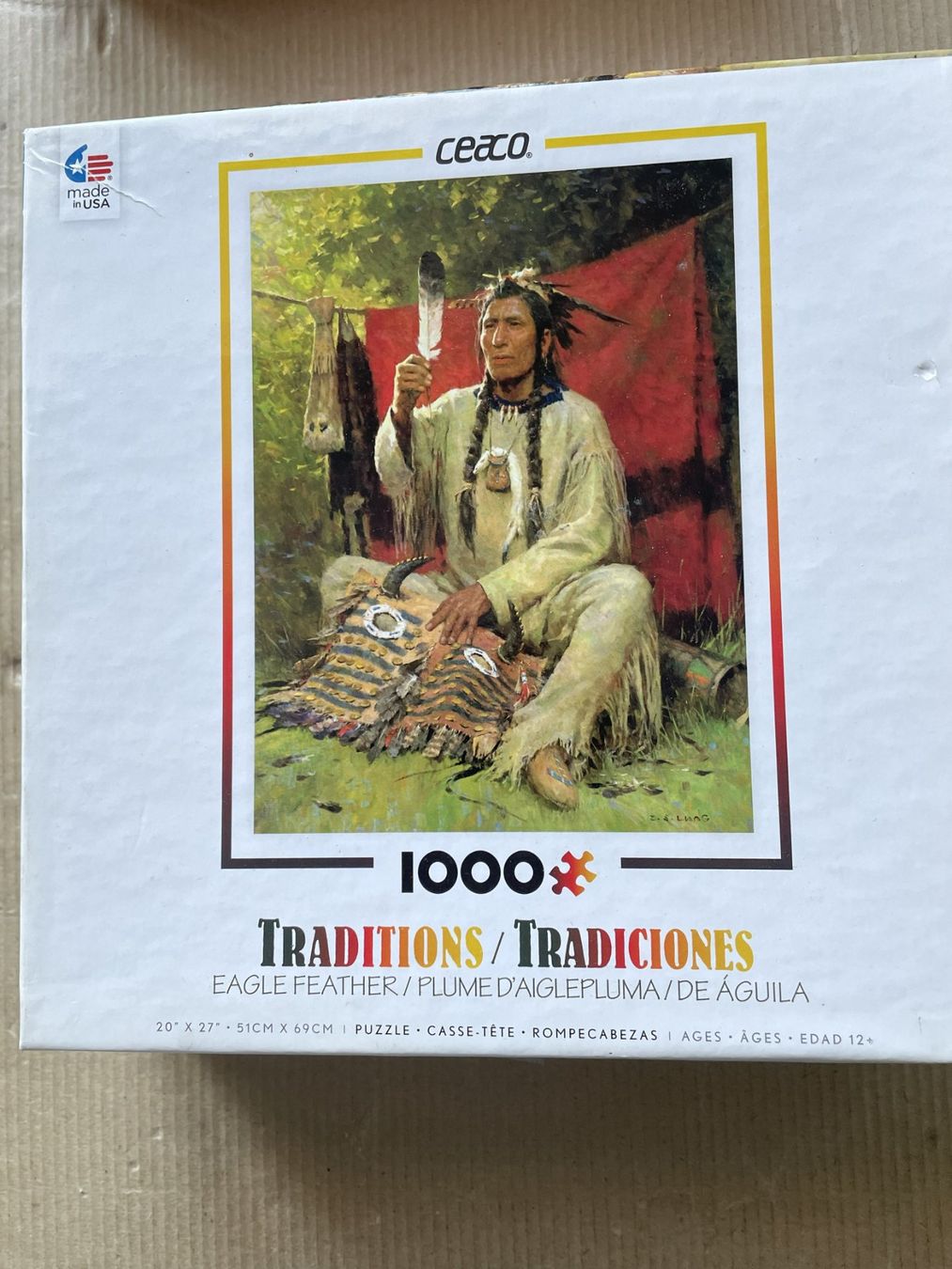 Puzzle: Puzzle Indianer Person Teile 1000 – Usato da Pratteln venduto da 66werni