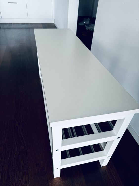 IKEA TJUSIG Schuhbank Weiss Neuwertig Kaufen auf Ricardo