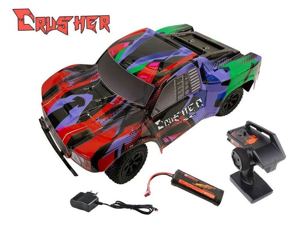 RC Modellbau: CRUSHER Short Course 2WD - brushed RTR-Set - df-Models – Neu und originalverpackt aus Entlebuch von Hebu