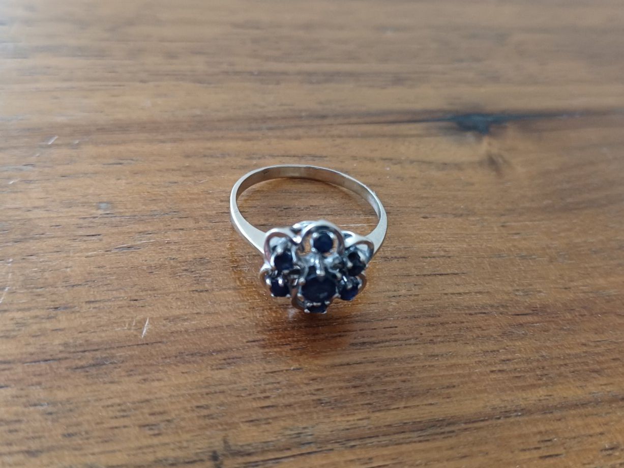 Altri gioielli: Silberschmuck Set: Ring & Kette mit dunklen Steinen 💍 – Usato da Oberrohrdorf venduto da BrightCrystal 2