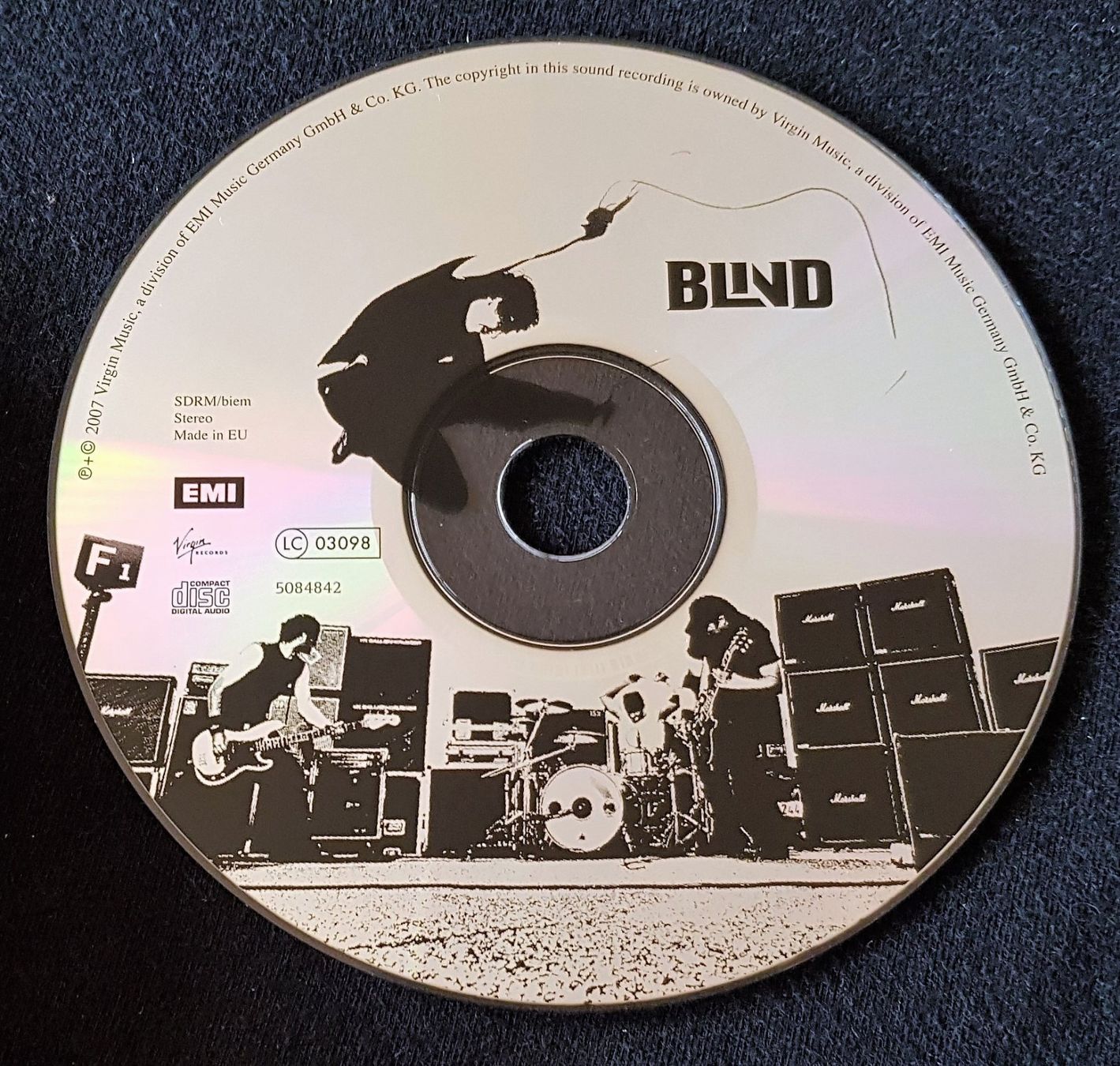 CD: Blind – Blind - CD - 2007 - First Press - Virgin Records – Usato da Uster venduto da Zardodel 2