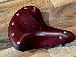 Vintage Ledersattel für Velo