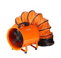 Bauventilator 255-W-AC-Motor Baugebläse 2830 U/min Bau