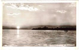 Sonnenuntergang am BODENSEE ca. 1940