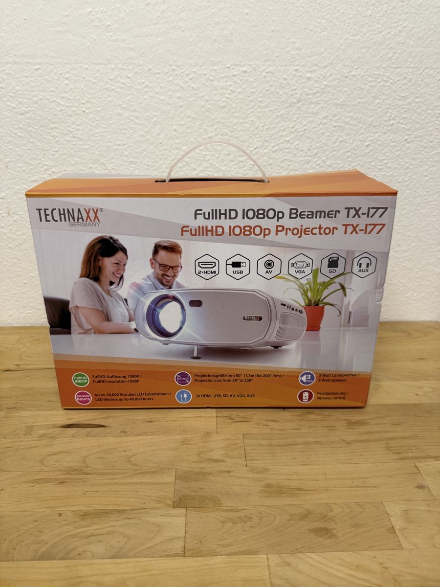 Technaxx Proiettori: Beamer – Nuovo e nell'imballaggio originale da Zürich venduto da juanjoch