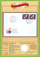 PJ 2010 FDC Sparen Abart Schweiz siehe Bilder LP