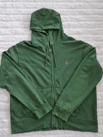 Ralph Lauren  pull à Capuche Verte Taille XL