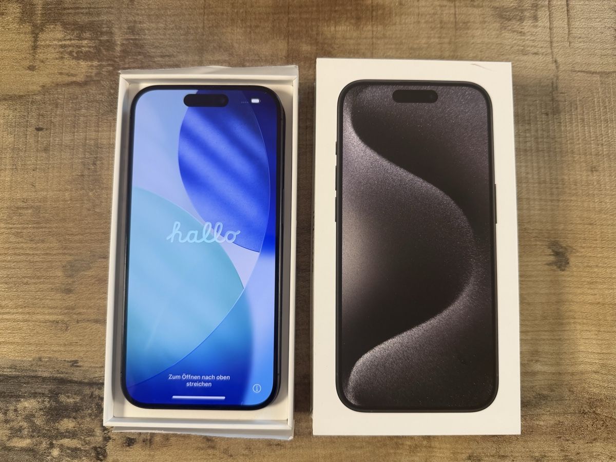 Apple Handys / Smartphones: Apple iPhone 15 Pro 256GB Black Titanium – Gebraucht aus Lindau von Oliman78