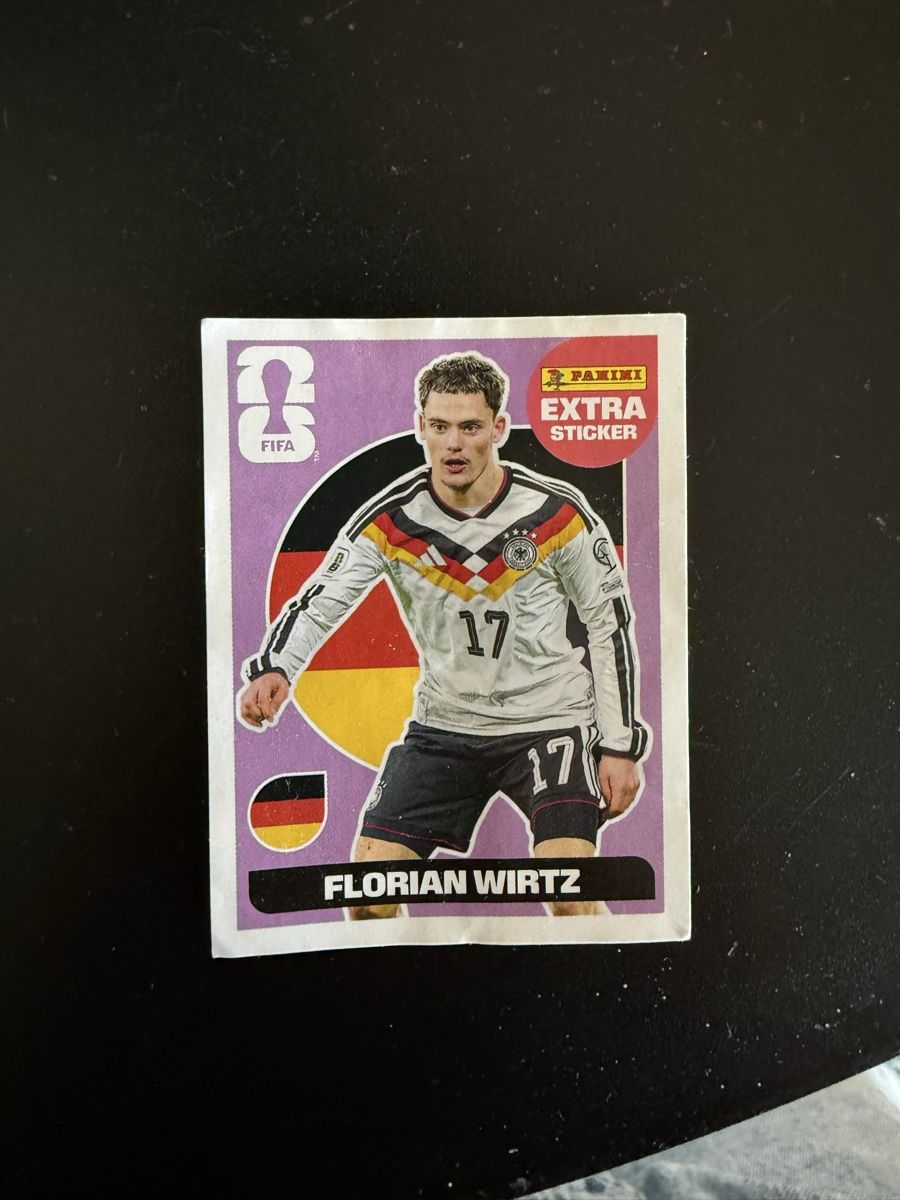 Panini Cartes à collectionner: Florian Wirtz Extrasticker WM 2026 – Neuf (Voir description) à Wolfhausen par lunaire01