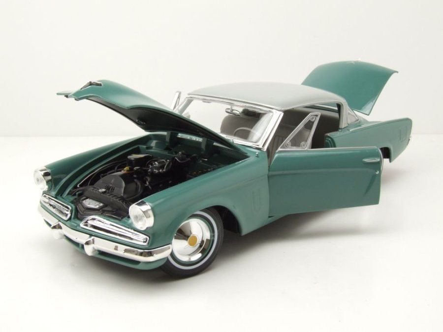 Modellautos: Studebaker Commander Starliner 1953-1955 grün / grau    1:18 – Neu und originalverpackt aus Gerlafingen von espero88 5