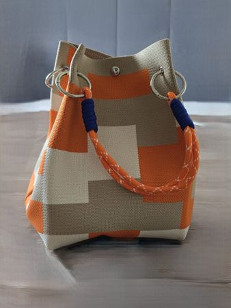 ​😍 Knit Bucket Bag // Stylische Strick-Handtasche