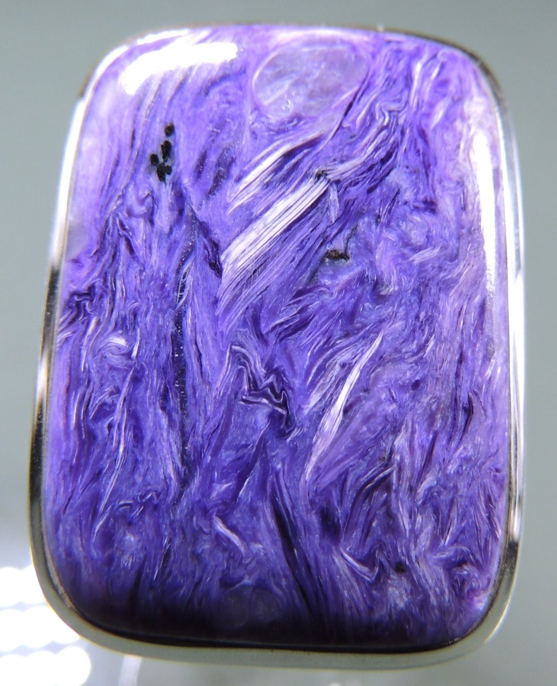 Ringe: Großer Charoit Silber 925 Fingerring Gr. 60 – Neu und originalverpackt aus Waldenburg von schaller707 2