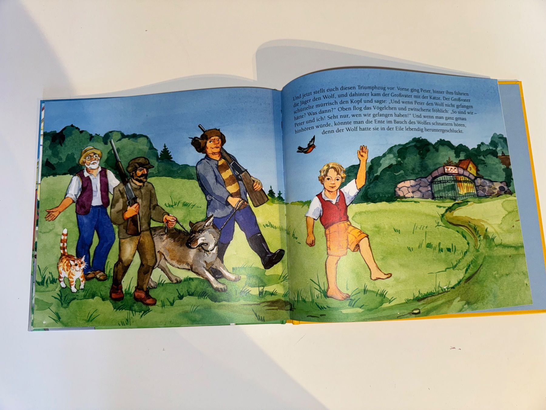 Libri: Buch: Peter und der Wolf – Usato da Grosswangen venduto da Second_hand_paradise 5