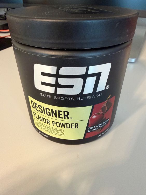 ESN Designer Flavor Powder - Dark Chocolate Cherry Flavor (Neu und ...