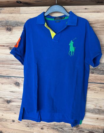 Ralph Lauren Poloshirt, Gr L, Blau