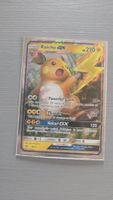 Pokemon Karte Raichu GX im guten Zustand