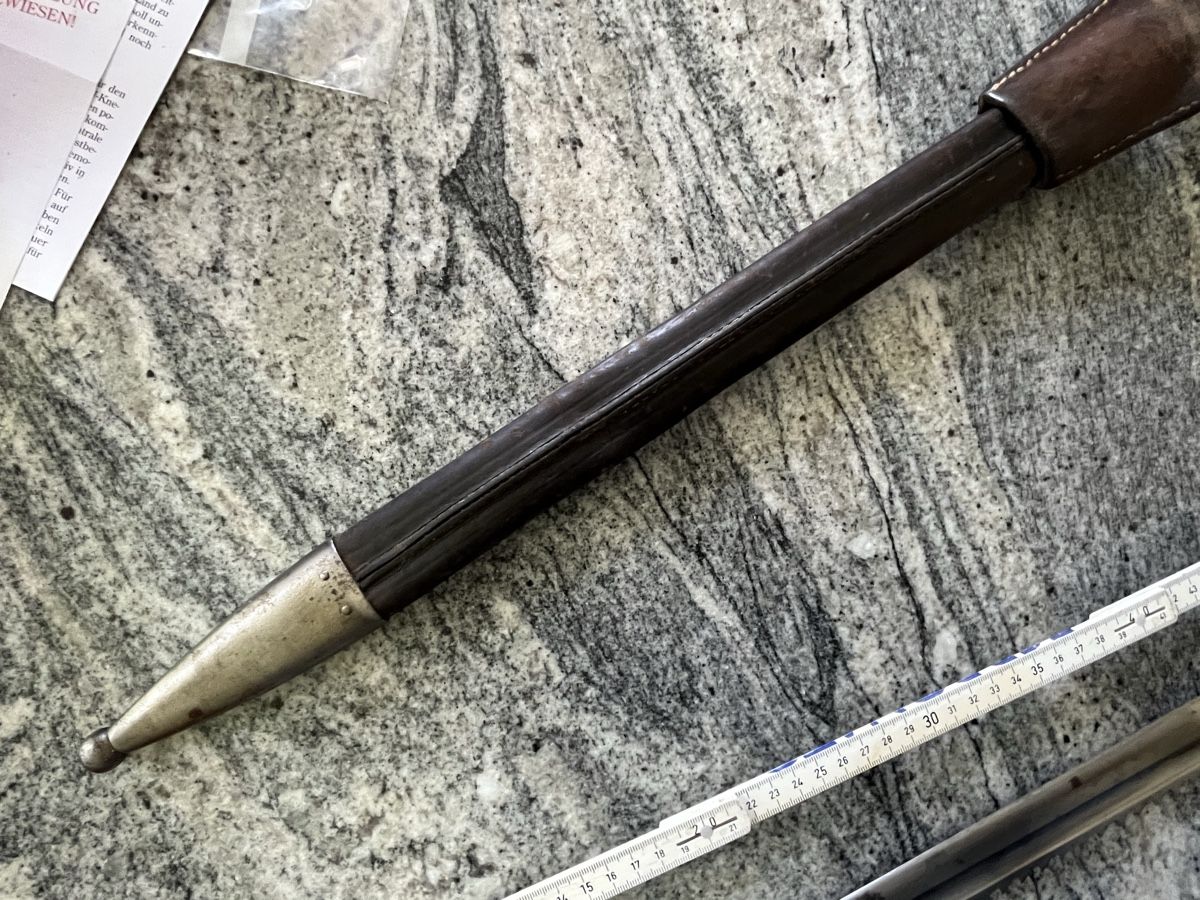 Schweizer Armee Armi bianche: vermutl. Vetterli M1878 Bajonett – Usato da kriegstetten venduto da dominikandreas 5
