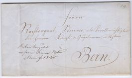 BoM - Faltbrief im Lokalrayon von BERN