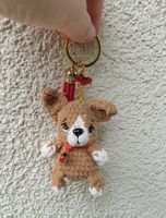 Amigurumi Schlüsselanhänger mit Hund Chihuahua neu