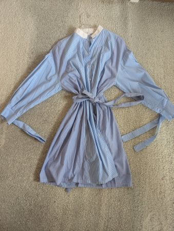 Maje Sommer Kleid, Hemdblusenstil, Gr. M