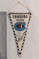 HC Fribourg Gotteron, fanion original, signé, début 80'
